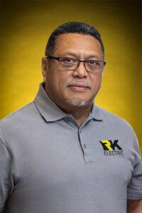 Headshot of Jun - projec manager at RK Electric